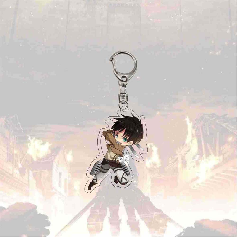 Móc Khóa Họa Tiết Attack On Titan Dễ Thương Bắt Mắt Giá Đỡ