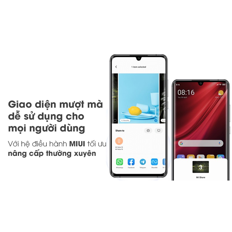 [Nhập ELMI816 giảm 100k] Điện thoại Xiaomi Xiaomi Mi Note 10 Lite - Hàng Chính Hãng - Bảo Hành 18 Tháng | WebRaoVat - webraovat.net.vn