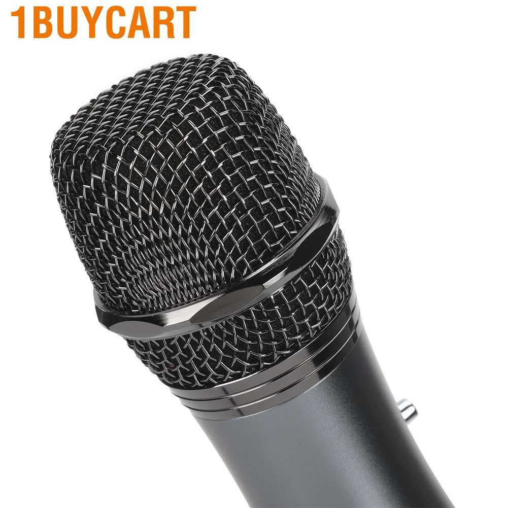 Mic Thu Âm Có Dây Kèm Giá Đỡ 1 Chân Tiện Dụng Chất Lượng Cao