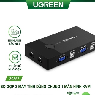 Bộ gộp kvm 2 pc sang 1 màn hình ugreen 30357