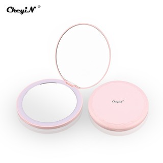 Gương Trang Điểm Ckeyin MA067 Phóng To Với Đèn LED Mini Nhỏ Gọn Sạc USB