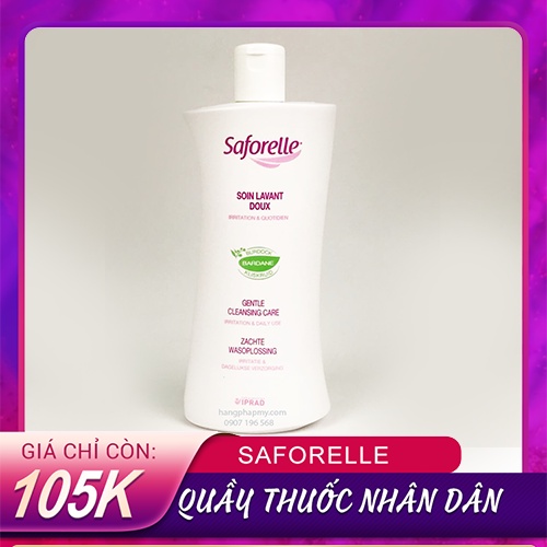 Dung dịch vệ sinh phụ nữ Saforelle Pháp 100ml, 250ml