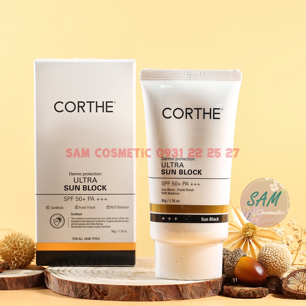 Kem Chống Nắng Vật Lý Corthe Ultra Sun Block SPF 50+PA+++