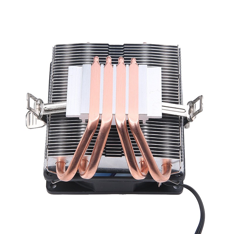 4 Heatpipes CPU Cooler 3Pin PWM LED 90mm Cooling Fan Radiator Heatsink Intel LGA 1150/1151/1155/1156 for AMD Blu Ray