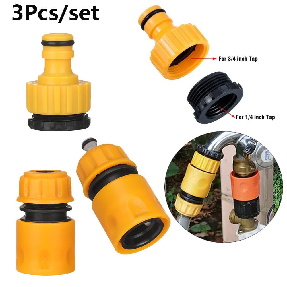 Set 3 Đầu Nối Ống Nước Tưới Cây Sân Vườn Tiện Dụng