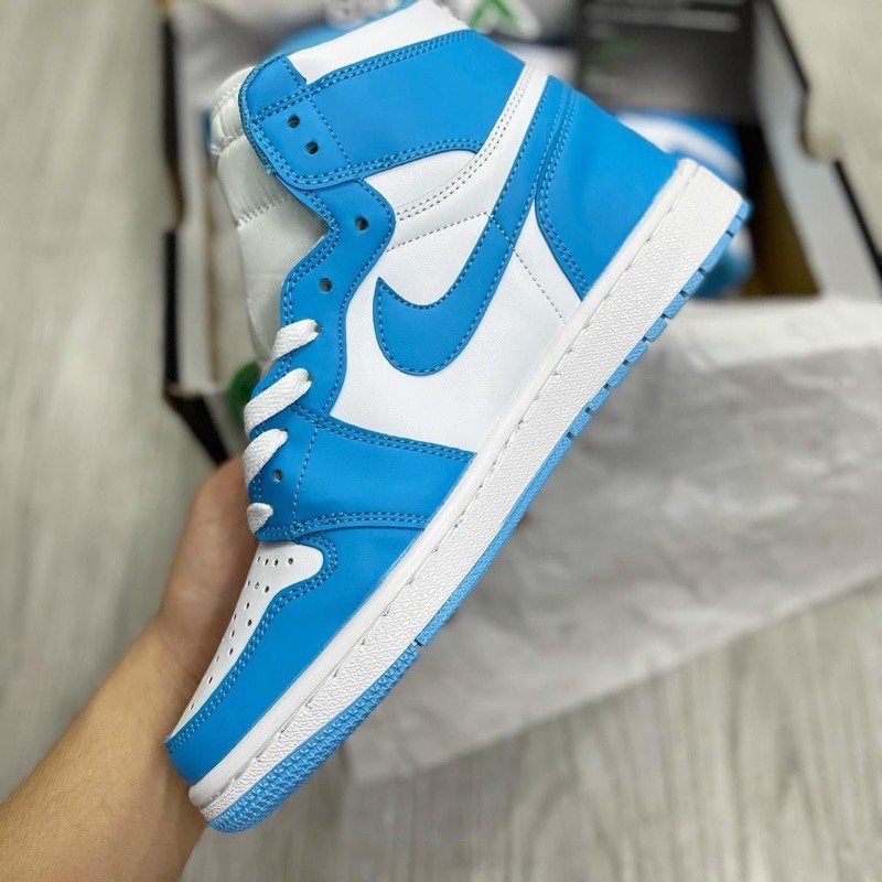 (FREESHIP+QUÀ TẶNG) Giày thể thao AIR JORDAN 1 Retro High UNC xanh trắng cổ cao cực đẹp | BigBuy360 - bigbuy360.vn