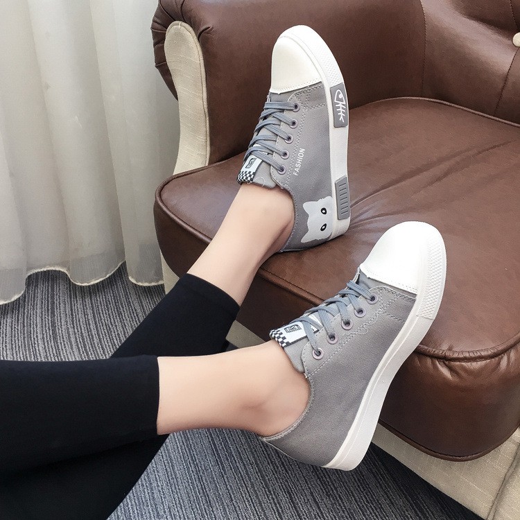 Giày Thể Thao Nữ [FREESHIP] hot trend đế bằng xinh xắn dễ thương năng động - Giảm ngay 20k - E1 | BigBuy360 - bigbuy360.vn