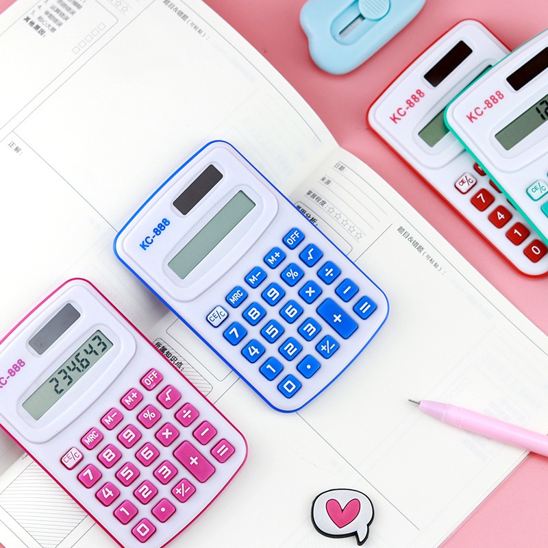 Máy Tính Mini Bỏ Túi 8 Chữ Số Tiện Dụng