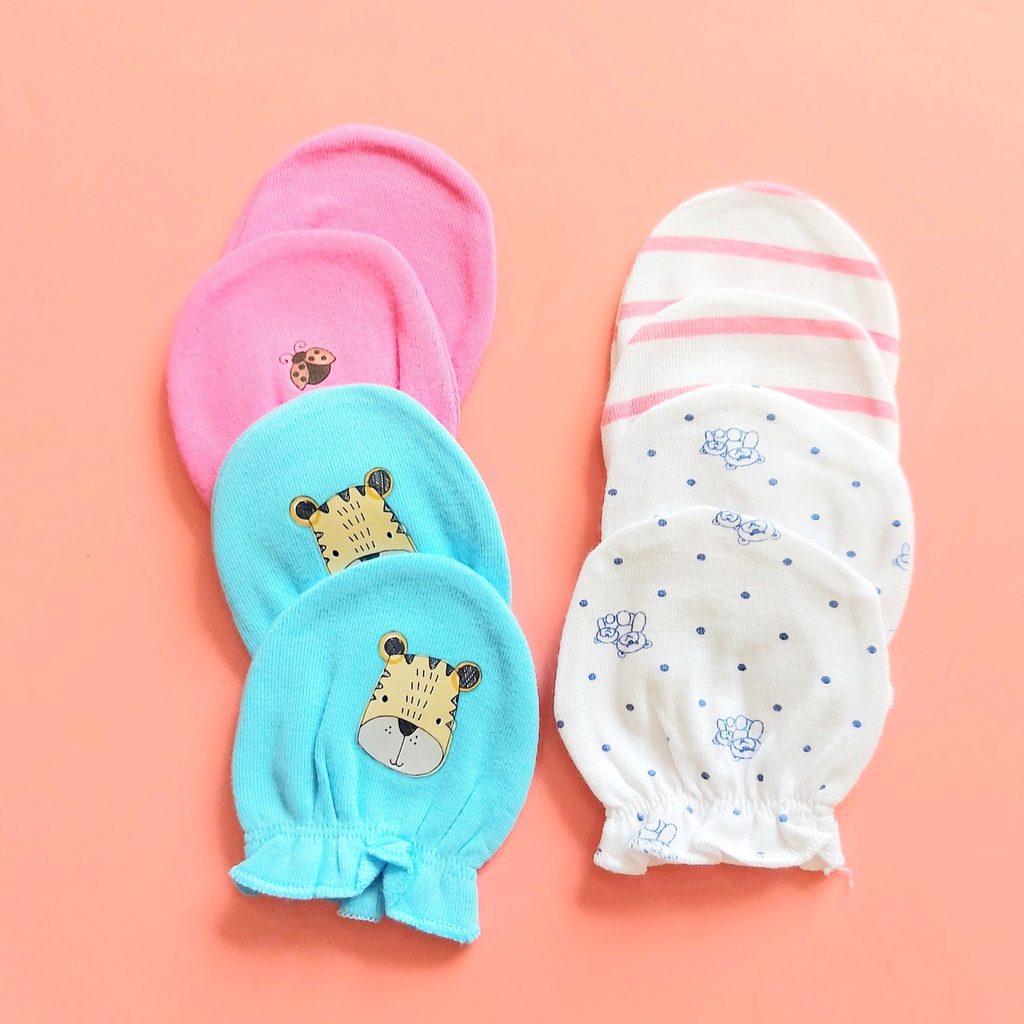 Set 2 bộ bao tay Momma Baby cho bé sơ sinh