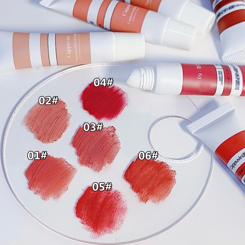 Set 6 Thỏi Son Kem Lì Đa Năng Chống Nước Lâu Trôi