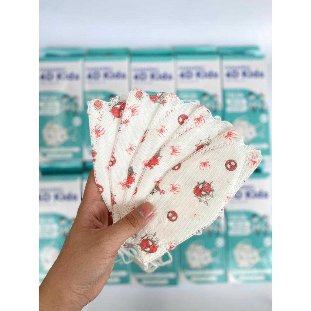 Khẩu trang y tế trẻ em cao cấp kháng khuẩn 3 lớp Famapro 4D Kids