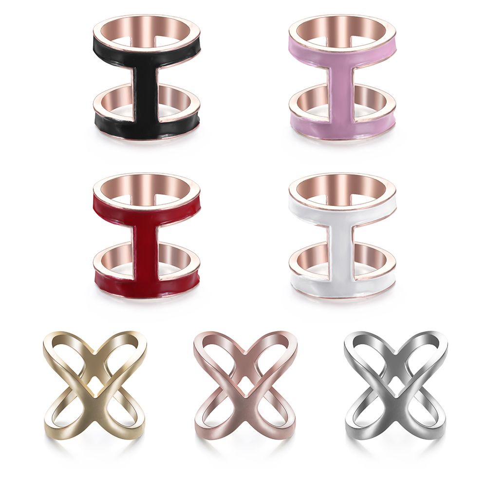 Kẹp giữ khăn quàng cổ bằng hợp kim tráng men nhiều màu tùy chọn thời trang cho nữ