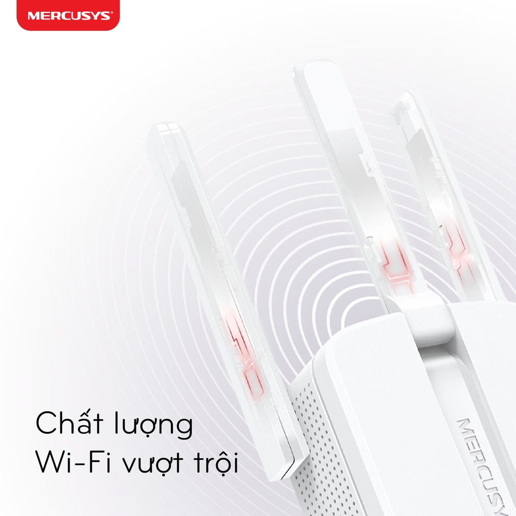 Bộ Kích Sóng Wifi 3 râu cực mạnh Mercusys MW300RE Tốc Độ 300Mbps - Mới 100% Bảo Hành 2 Năm 1 Đổi 1