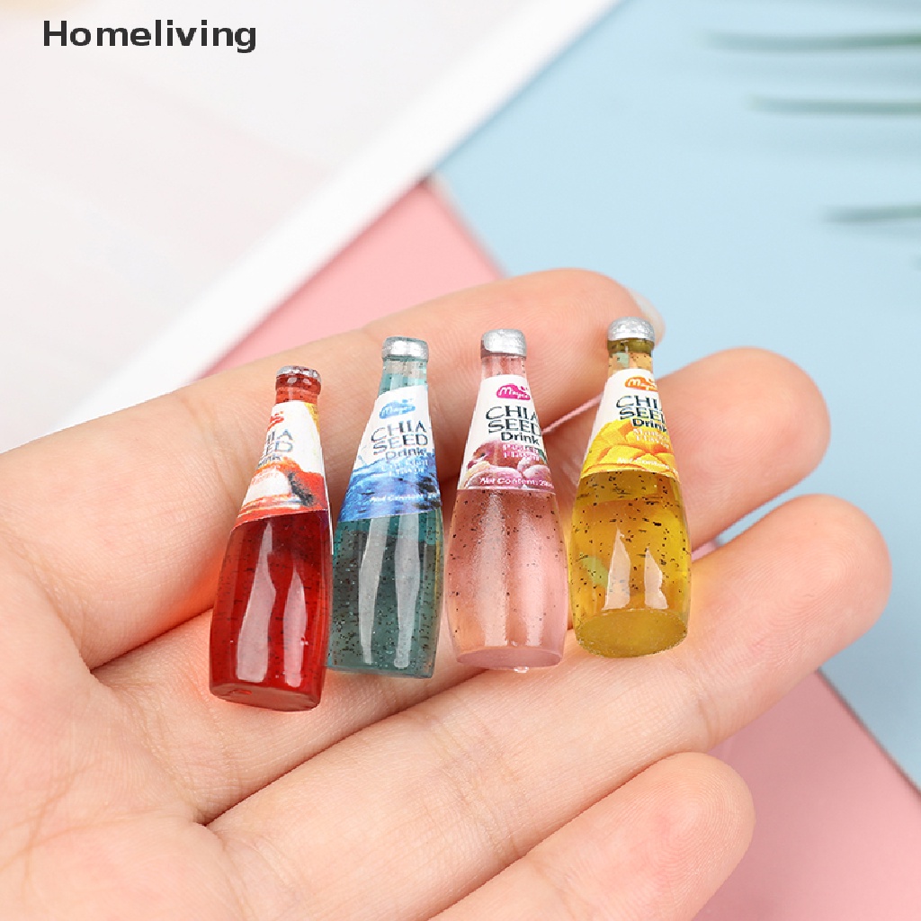 Set 10 Ly Nước Ngọt Mini Tỉ Lệ 1: 12 Dùng Để Trang Trí Nhà Búp Bê