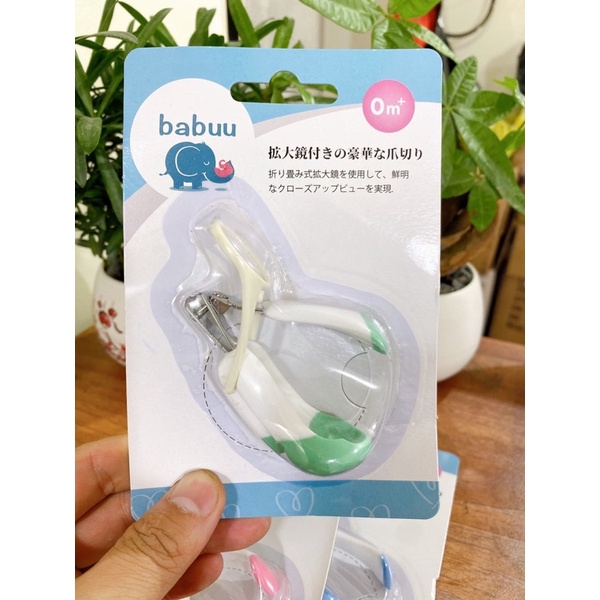 Bấm Móng Tay Cho Bé Có Kính Lúp An Toàn Babuu