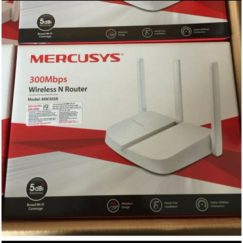 [Chính Hãng] Bộ phát wifi MERCUSYS 2 râu và 3 râu MW301R MW305R - CHÍNH HÃNG chuẩn tốc độ 300Mbps