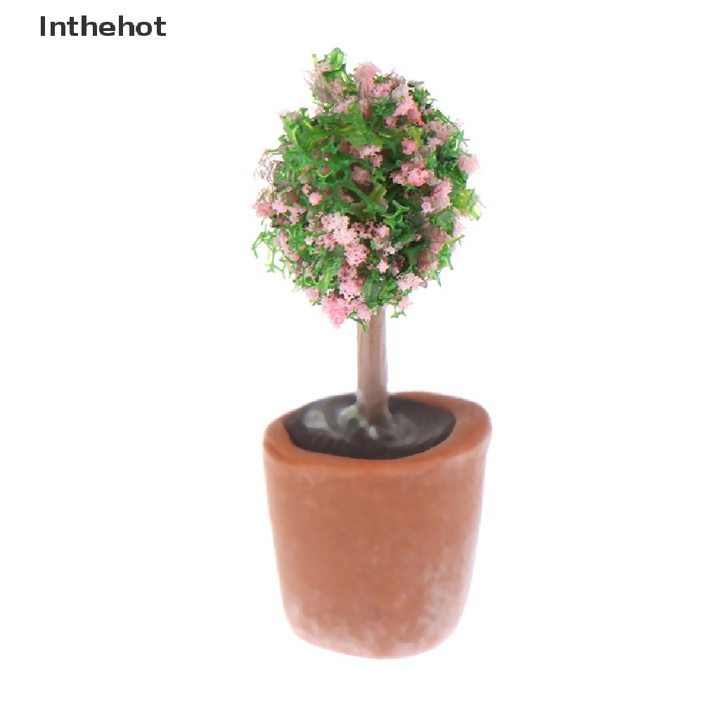 Bộ 4 Cây Xanh mini Tỉ Lệ 1: 12 Trang Trí Nhà Búp Bê