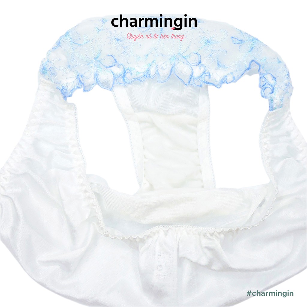 Quần lót dệt kim ren hoa sang trọng size M, L, LL - QLDK0078