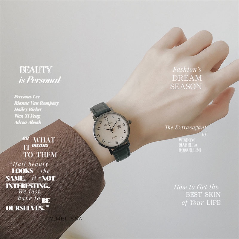 Đồng hồ nữ Robenter dây da thời trang mềm mại ôm tay | WebRaoVat - webraovat.net.vn