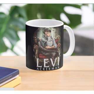 Cốc sứ Levi Attack on titan