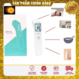 máy đo thân nhiệt hồng ngoại điện tử từ xa 1803 full box, đo nhiệt độ sữa, cháo cho bé-minhkhangcamera