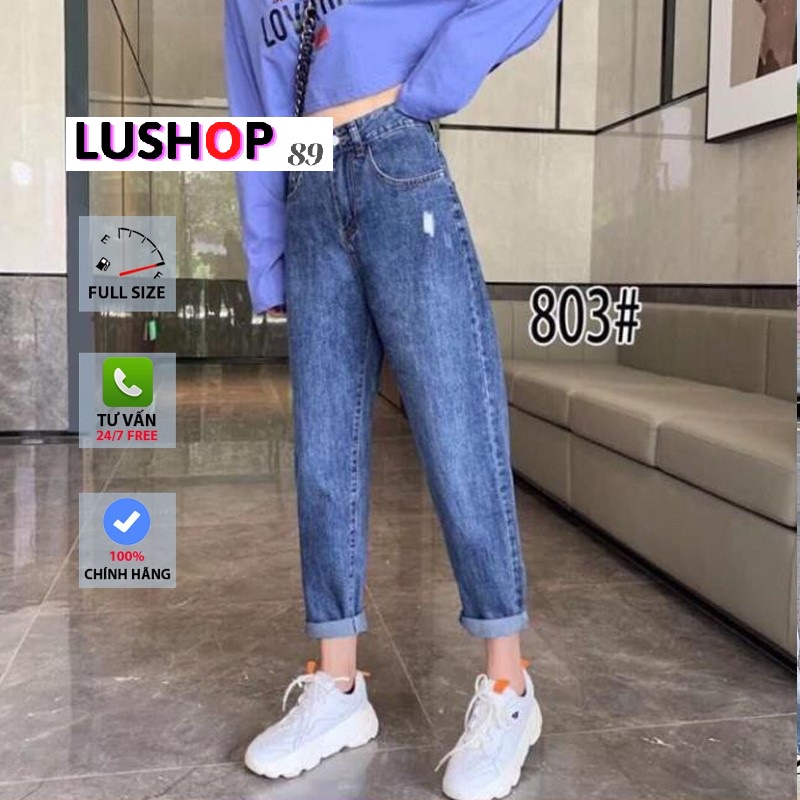 Quần bò baggy nữ quần jean baggy nữ quần jeans nữ lưng cao cạp cao quần nữ đẹp 3 size S M L hot  QT15 lushop89 | BigBuy360 - bigbuy360.vn