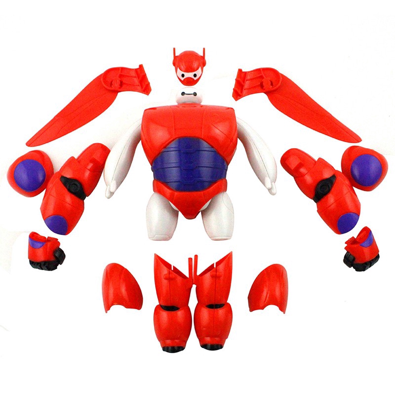 Kids Big Hero Assembly Deformation Toys Baymax Robot Movable Model