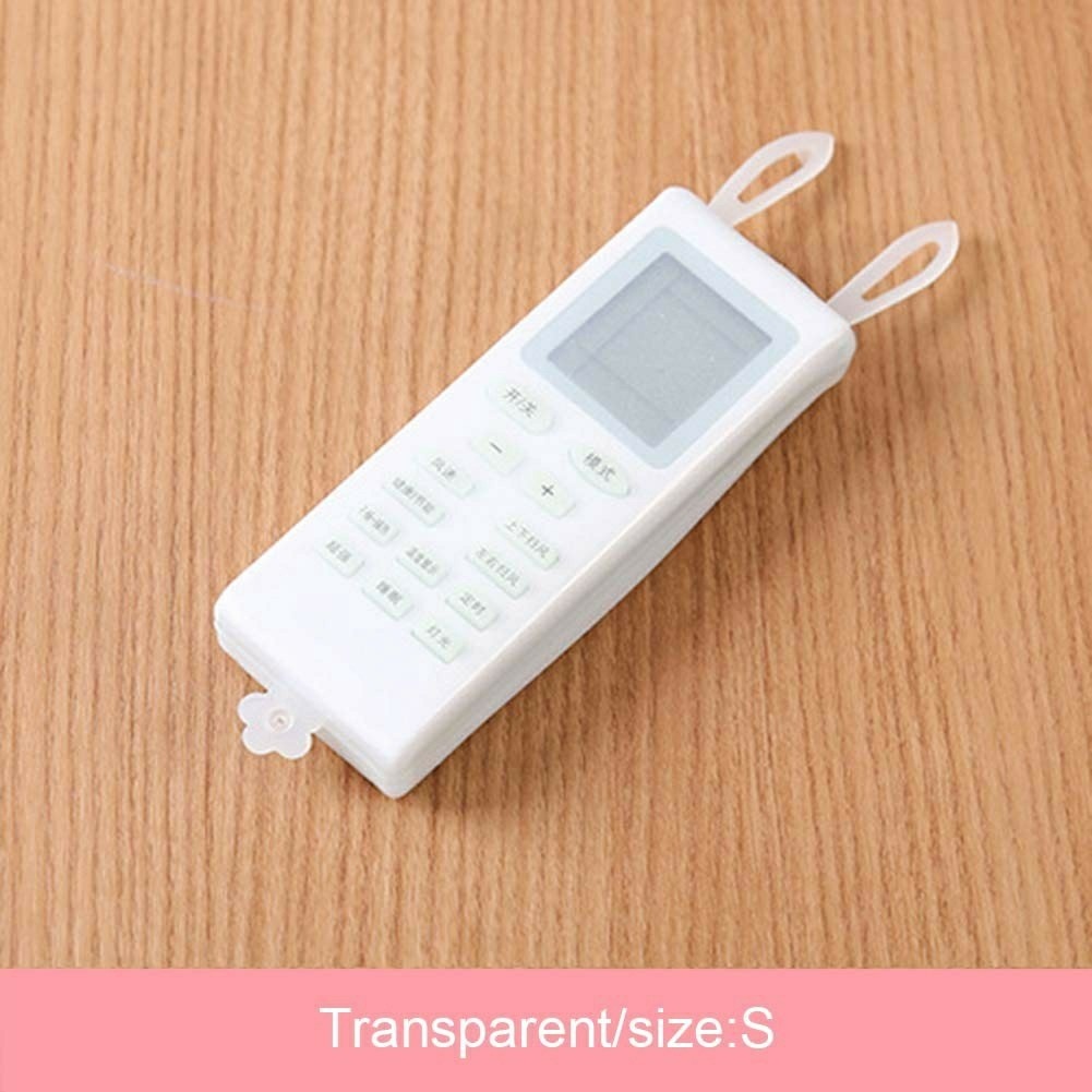 PVN16476 Bọc điều khiển  tivi, điều hòa bằng nhựa silicon dẻo trong suốt, tai thỏ T8