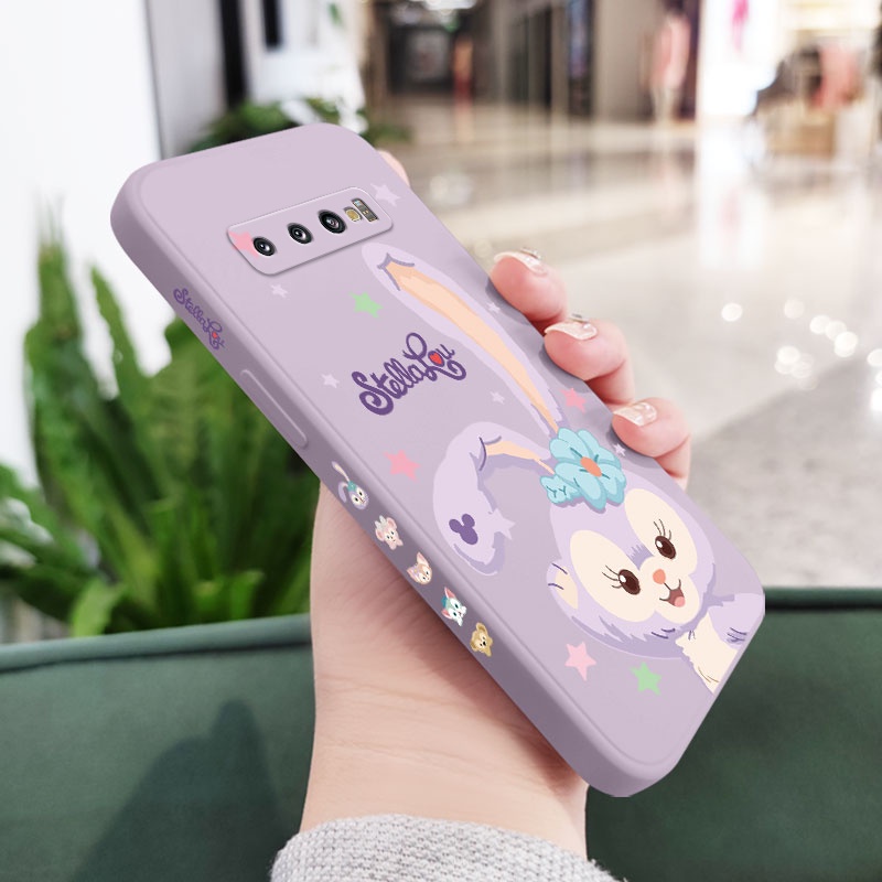 Ốp Điện Thoại Mềm Hình Thỏ Dễ Thương Sáng Tạo Cho Samsung Galaxy S10 S10E Plus S9 Plus