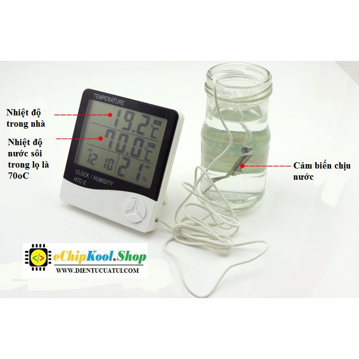 Đồng hồ đo nhiệt độ độ ẩm HTC 2