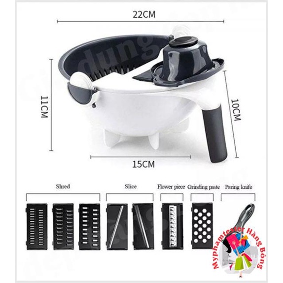 Bộ chế biến rau củ 9 món