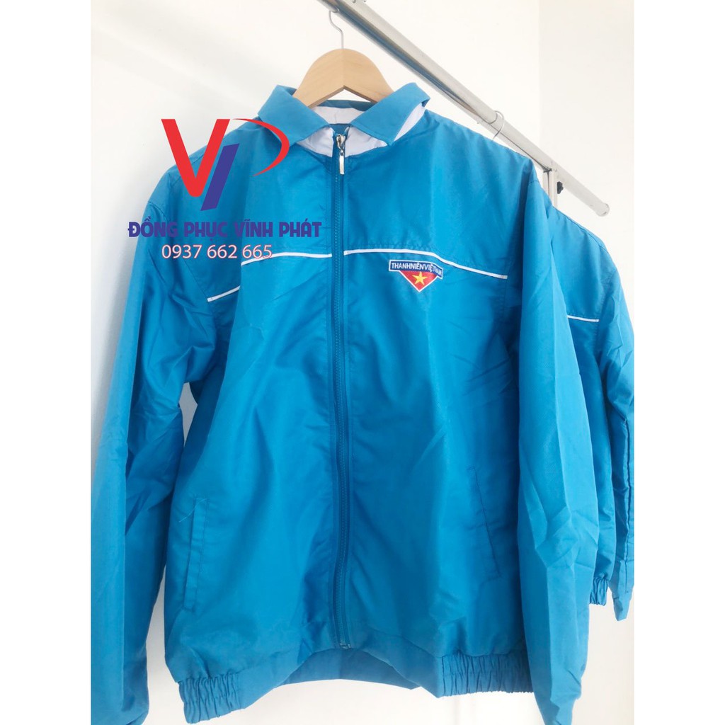 Áo Khoác Đoàn Thanh Niên Nam Nữ Logo Thêu - VĨNH PHÁT