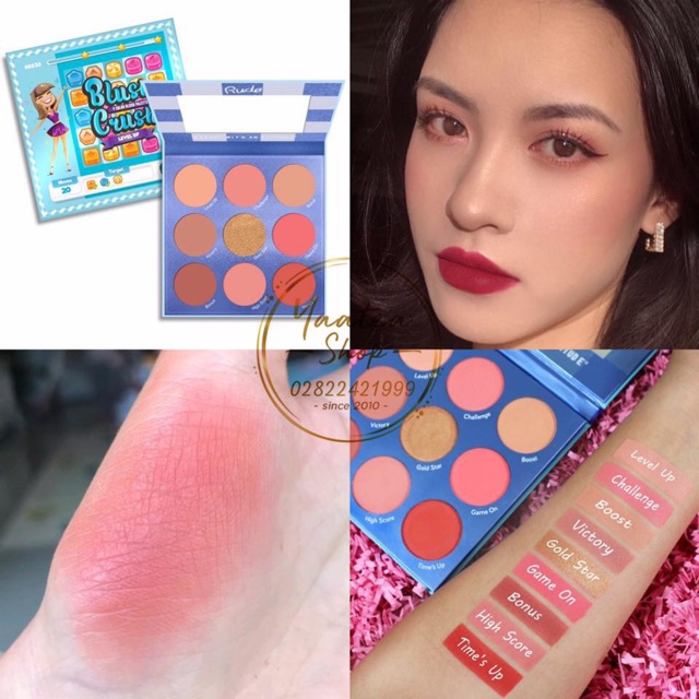 [SIÊU ĐẸP] Bảng má hồng RUDE BLUSH CRUSH