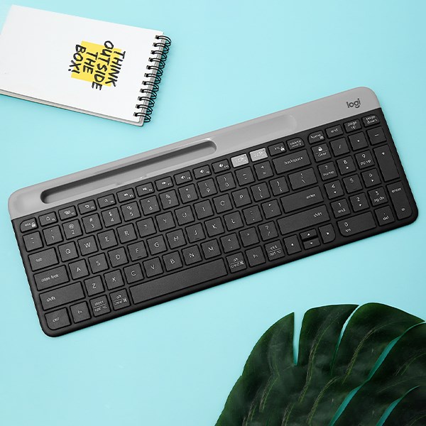 Bàn phím không dây bluetooth Logitech K580 Slim Multi device - Kết nối đa thiết bị - Hàng Chính Hãng