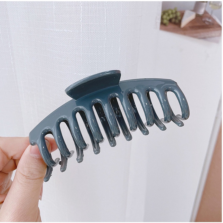 Kẹp Tóc Càng Cua Dạng Xương Cá Đơn Giản Nhiều Màu