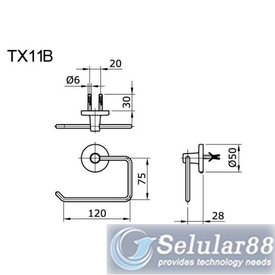 Toto Hộp Đựng Khăn Giấy Vệ Sinh Tx11B Tx11 Wc Chính Hãng 0512