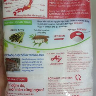 Bột ngọt ajinomoto 400g