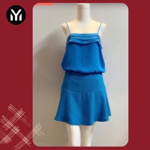 Áo Kiểu - Áo Hai Dây Nữ, Thiết Kế Xếp Ly Trang Trí Ngực, Dáng Ôm Nhẹ, Thanh Lịch, Quyến Rũ, Sexy