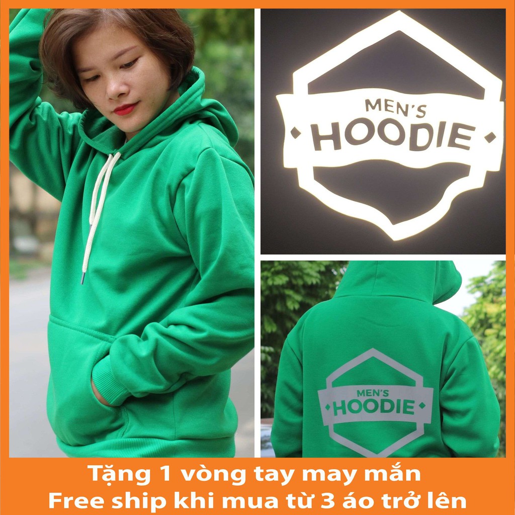 Áo Hoodie Nam Nữ Hình Phản Quang Chất Nỉ Dày Mềm Mại [Hình Hoodie]