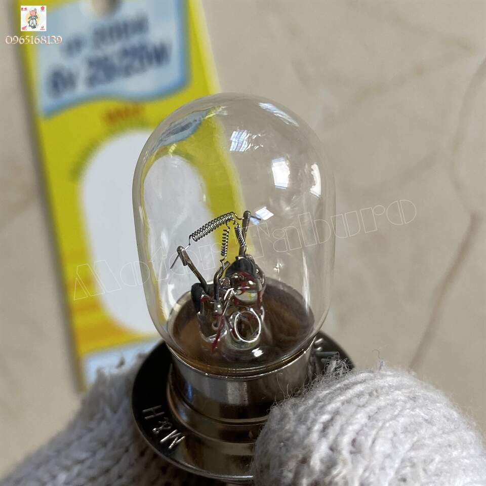 Bóng đèn T19 6v 25/25w hiệu Matsushima, màu clear