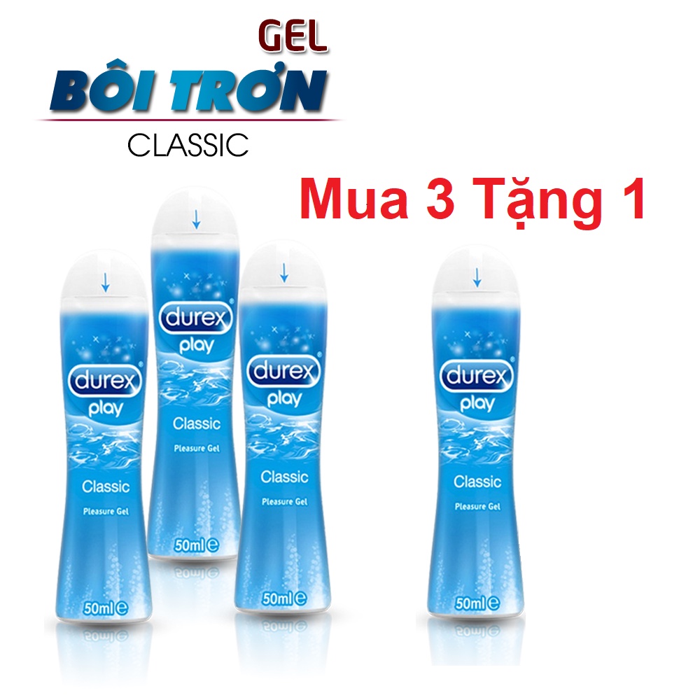 - Gel bôi trơn Cô Bé Durex Play Classic 50ml. Thành Phần Tự Nhiên, An Toàn, Hết Khô Hạn, Cuộc Yêu Thăng Hoa