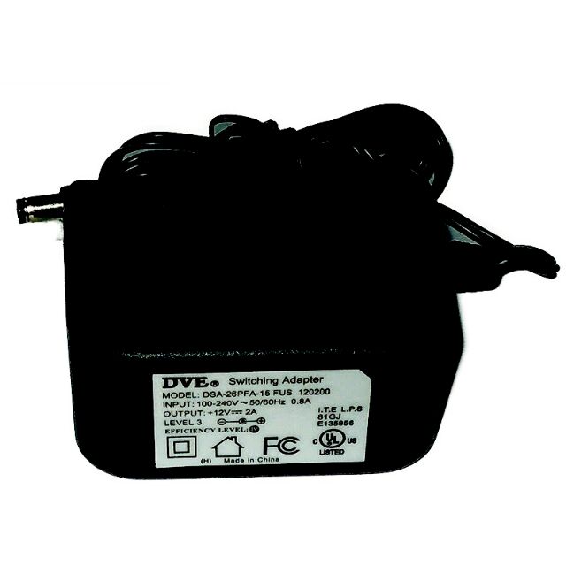 Nguồn Adapter DVE 12v 2A camera