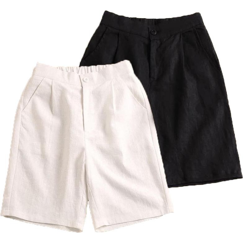 Quần Short Đũi Xuất Hàn Không Nhăn Lưng Chun BigSize đến 70kg Siêu Hottrend