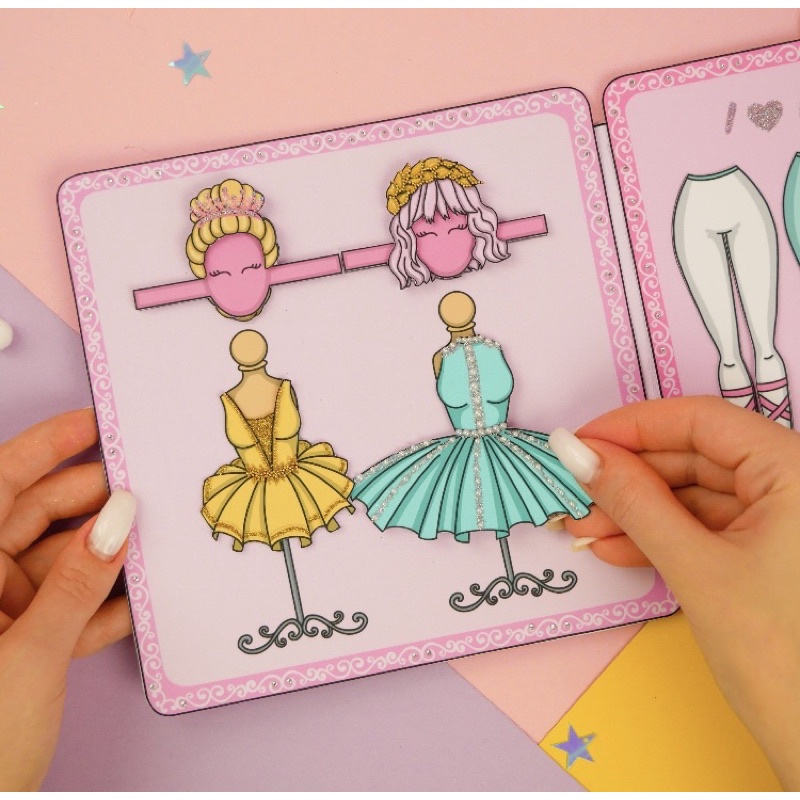 BỘ SƯU TẬP VÁY MÚA BALLE DÀNH CHO BÚP BÊ GIẤY