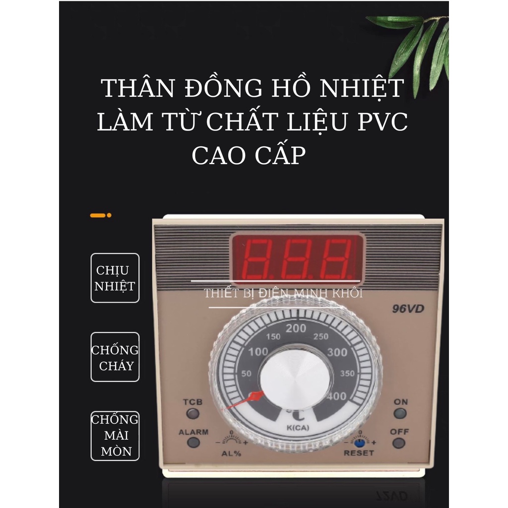 Đồng Hồ Nhiệt Độ Berm CX-96VD, bộ điều khiển nhiệt độ CX-96VD, đồng hồ hiển thị và điều khiển