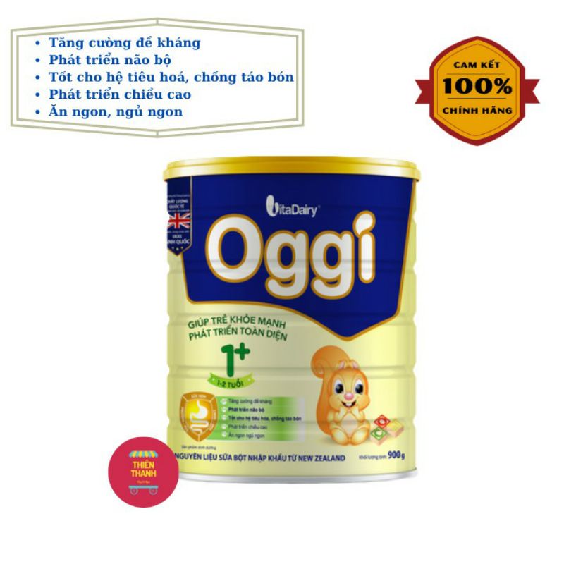 Sữa bột Oggi 1+ 900g - Giúp trẻ khoẻ mạnh, Phát triển toàn diện