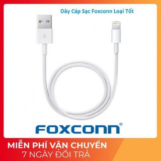 [𝗖𝗵𝗶́𝗻𝗵 𝗛𝗮̃𝗻𝗴] Dây Cáp Sạc Lightning Foxconn 5IC Loại Tốt Có Hộp - BH 6 Tháng