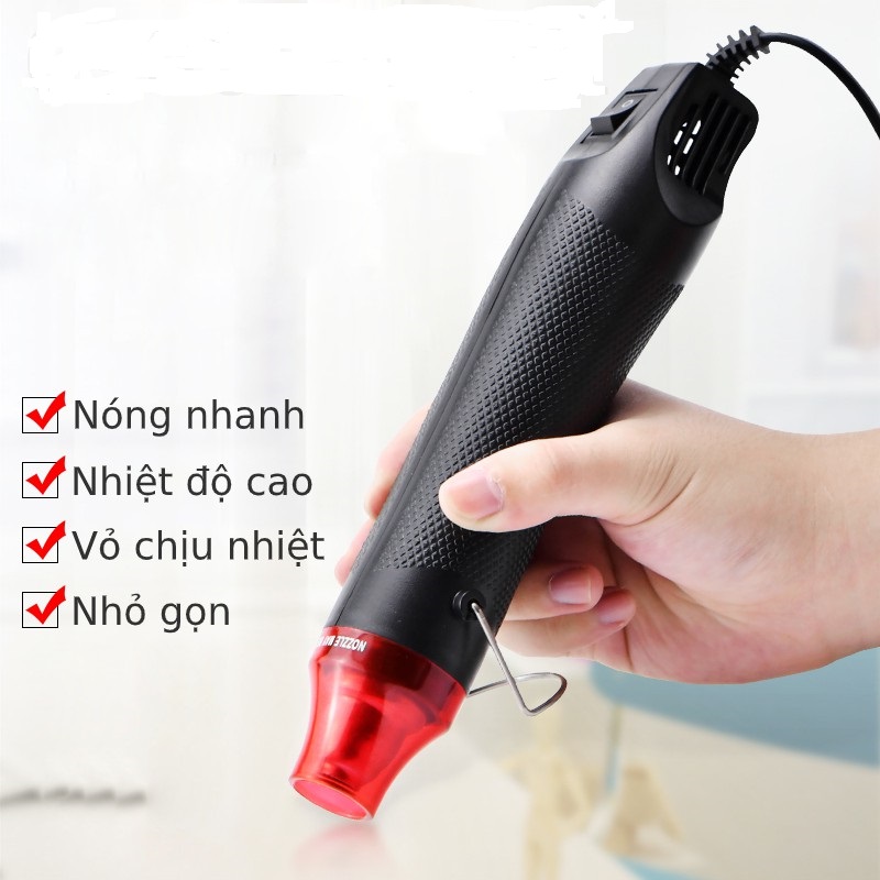 Máy Khò Nhiệt, Thổi Hơi Nóng Hot Air Gun 220v 300w