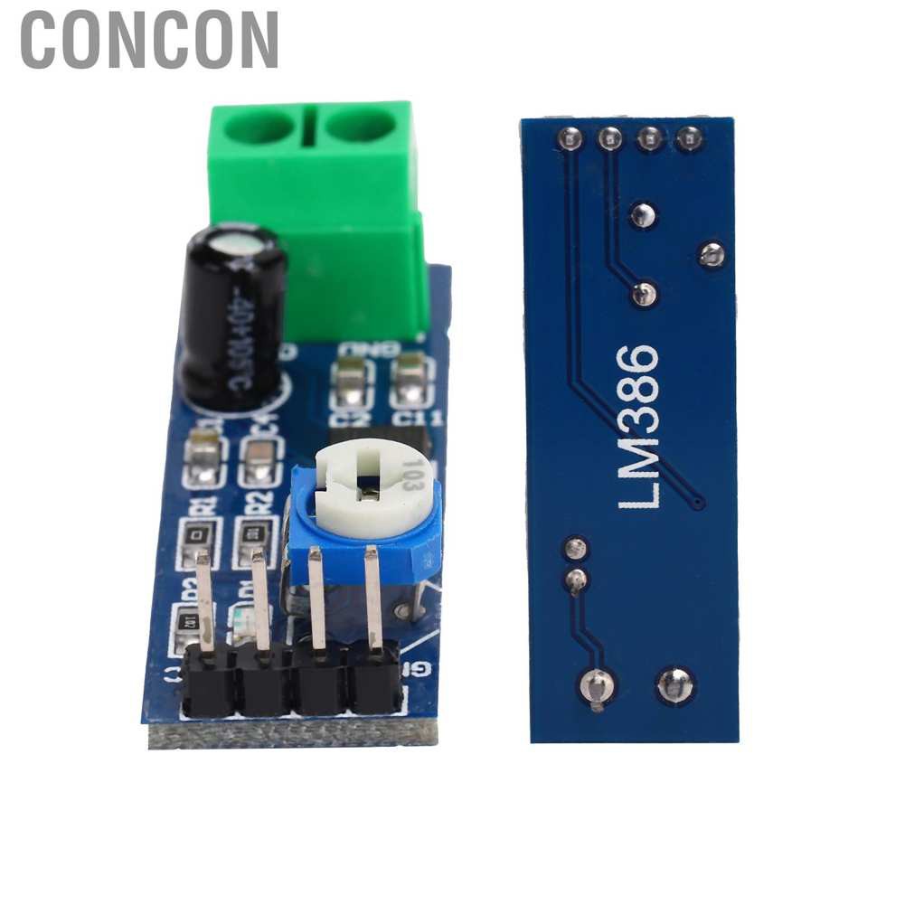 Concon LM386 Power Amplifier Board 200 Times Gain Mono Audio Module 5V-12V