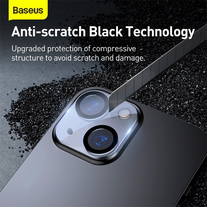 Set 2 Kính Cường Lực Baseus Bảo Vệ Camera Cho Iphone 13 Pro Max / 13 Pro / 13